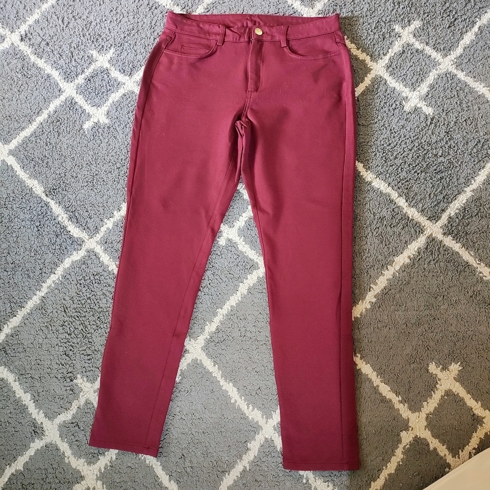Michael Kors burgundy skinny jeans size 6
